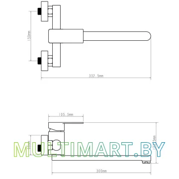 Смеситель Econoce EC0216 картинка 4